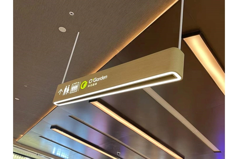 洗手间圆形导视