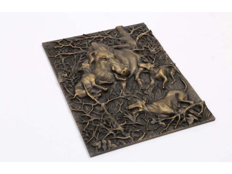 铜/不锈钢浮雕，每件皆是独一无二的艺术品