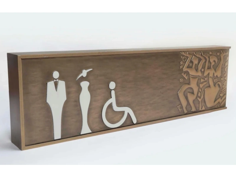 铜/不锈钢浮雕，每件皆是独一无二的艺术品