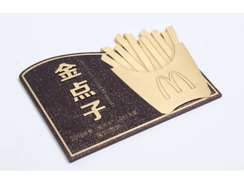 铜/不锈钢浮雕，每件皆是独一无二的艺术品