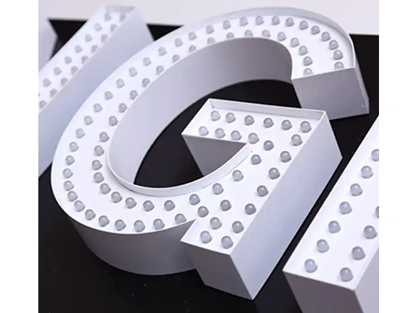 适合高空、发光字正面穿孔安装LED灯